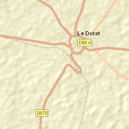 Le Dorat Street Map