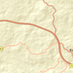 Saint-Vaury Street Map