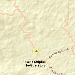 Saint-Sulpice-le-Guérétois Street Map