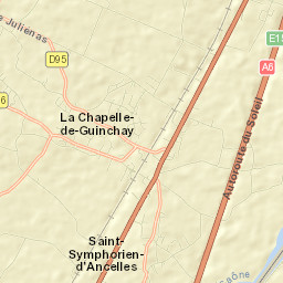 La Chapelle-de-Guinchay Street Map