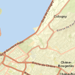 Chêne-Bougeries Street Map