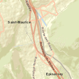 Saint-Maurice Street Map