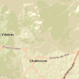 Chamoson Street Map