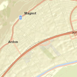 Vétroz Street Map