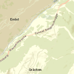 Grächen Street Map