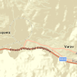 Varzo Street Map
