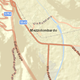 Mezzolombardo Street Map