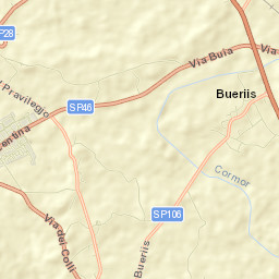 Treppo Grande Street Map