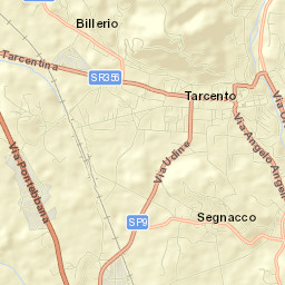 Tarcento Street Map