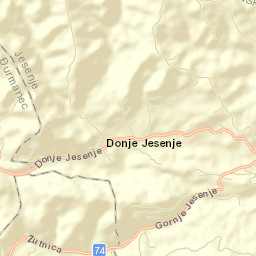 Jesenje Street Map