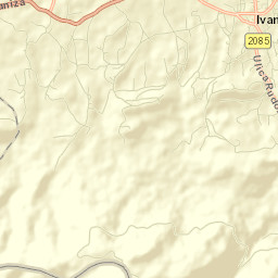 Ivanec Street Map
