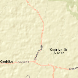 Koprivnički Ivanec Street Map