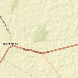 Berzence Street Map