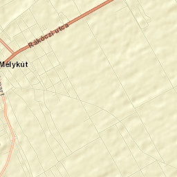 Mélykút Street Map