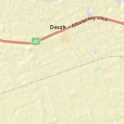 Deszk Street Map