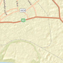Makó Street Map