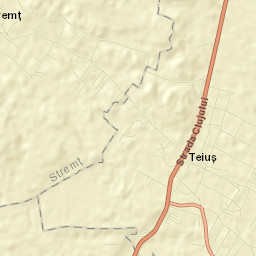 Teiuş Street Map