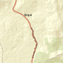 Blăjel Street Map