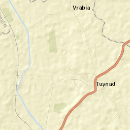 Comuna Tuşnad Street Map