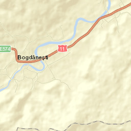 Comuna Bogdăneşti Street Map