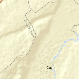 Caşin Street Map