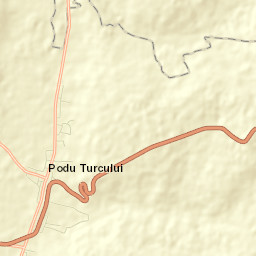 Comuna Podu Turcului Street Map