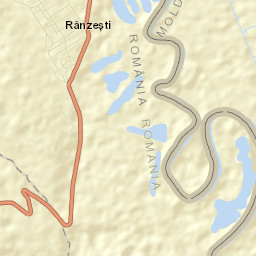 Rânzești Street Map