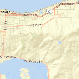 Astoria Street Map