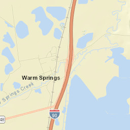 Warm Springs Street Map