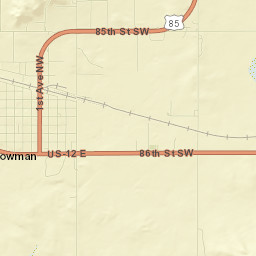 Bowman Street Map