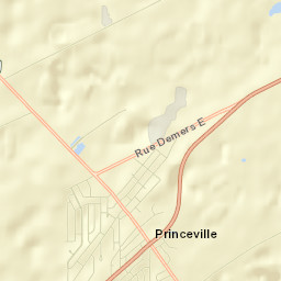 Princeville Street Map