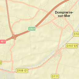Dompierre-sur-Mer Street Map