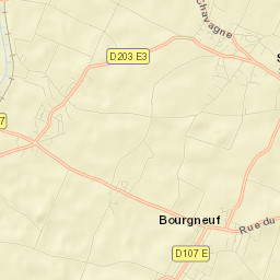 Bourgneuf Street Map