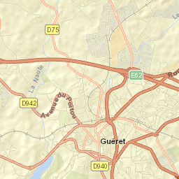Guéret Street Map