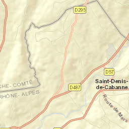 Saint-Denis-de-Cabanne Street Map
