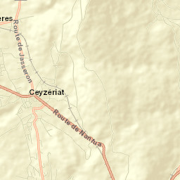 Département de l'Ain Street Map
