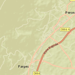 Péron Street Map