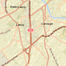 Plan-les-Ouates Street Map