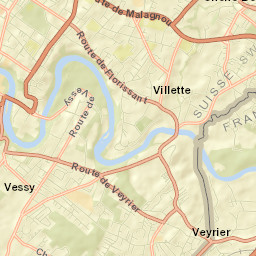 Veyrier Street Map