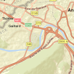 Annemasse Street Map