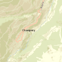 Champéry Street Map