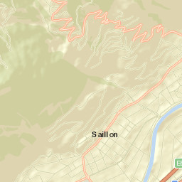 Saillon Street Map