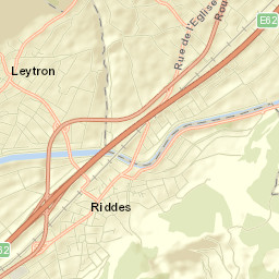 Leytron Street Map