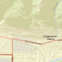 Cugnasco Street Map