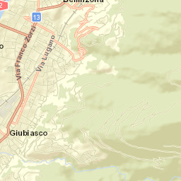 Bellinzona Street Map
