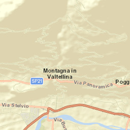 Poggiridenti Alto Street Map