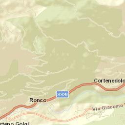 Corteno Golgi Street Map