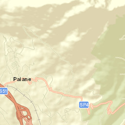 Soccher-Paiane-Casan-Arsie Street Map