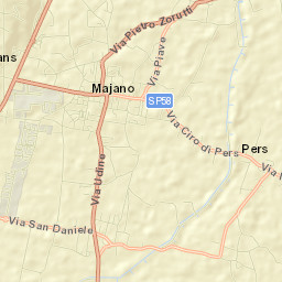 Majano Street Map