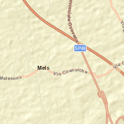 Colloredo di Monte Albano Street Map